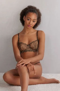 Always Glamorous Animal Print Balconette Bra