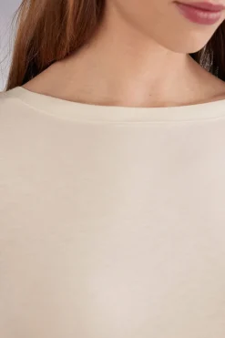 Boat-Neck Fresh Bamboo Top
