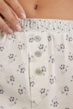 Dusty Flower Superior Cotton Shorts