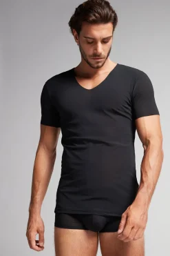 Raw-Edge Micromesh Top