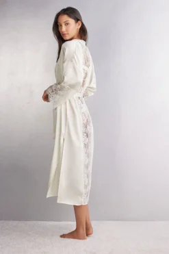 The Simplest Pleasures Long Silk Dressing Gown